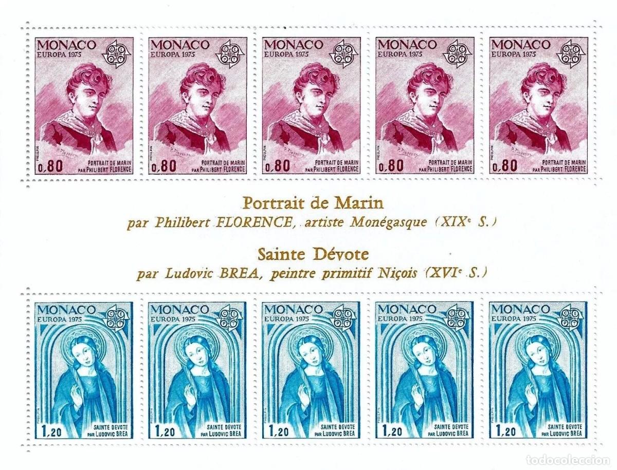 Sellos: SELLOS MONACO 1975 EUROPA - Foto 1