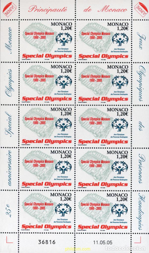 Sellos: 161326 MNH MONACO 2005 SPECIAL OLYMPICS - Foto 1