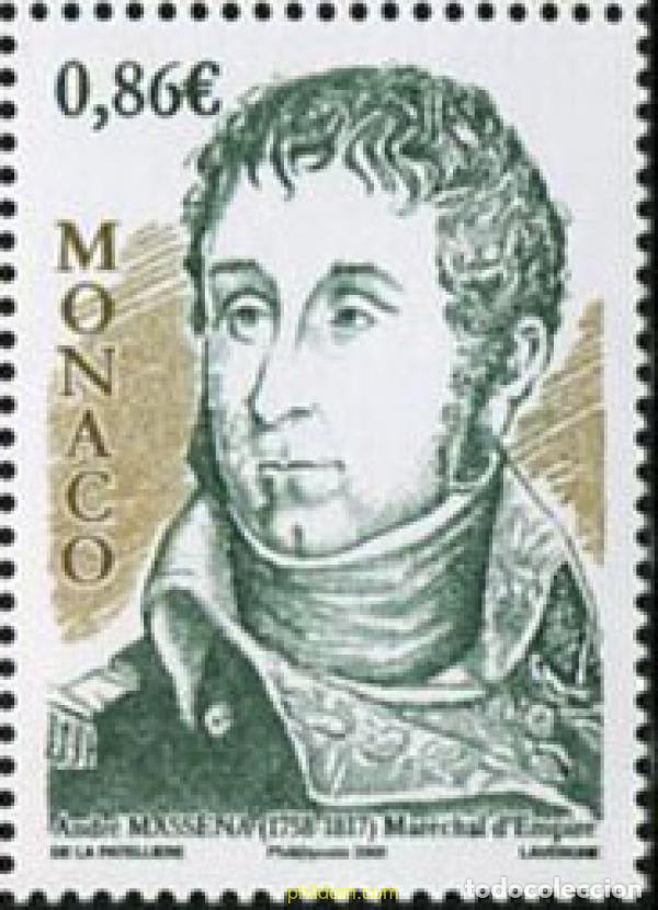 Sellos: 211220 MNH MONACO 2008 ANDRE MASSENA - Foto 1