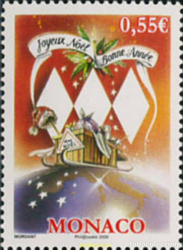 Sellos: 217349 MNH MONACO 2008 NAVIDAD - Foto 1