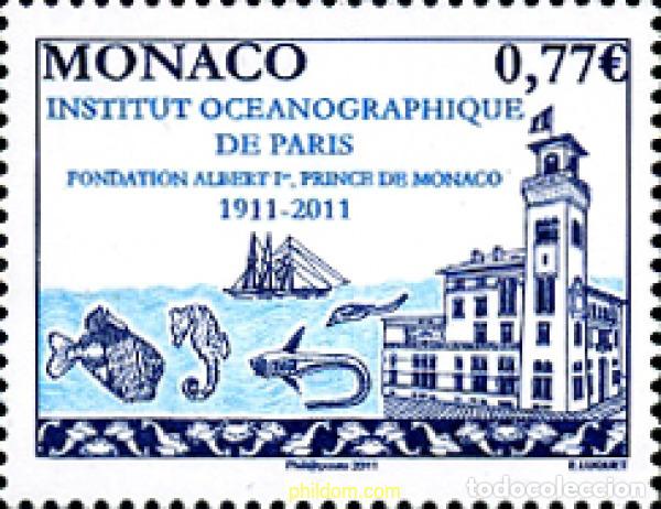 Sellos: 270639 MNH MONACO 2011 CENTENARIO DEL INSTITUTO OCEANOGRAFICO - Foto 1