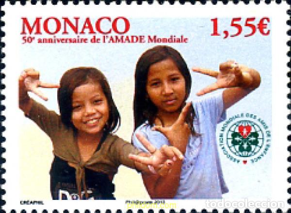 Sellos: 300174 MNH MONACO 2013 AMADE - Foto 1