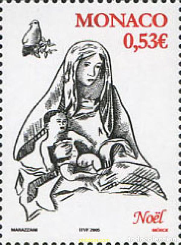 Sellos: 186083 MNH MONACO 2005 NAVIDAD - Foto 1