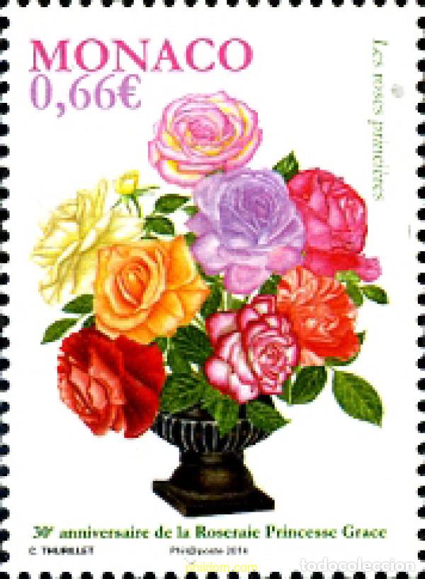 Sellos: 321884 MNH MONACO 2014 ROSARIUM GRACE - Foto 1