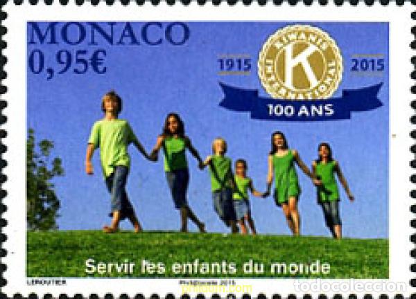 Sellos: 334061 MNH MONACO 2015 KIWANIS - Foto 1