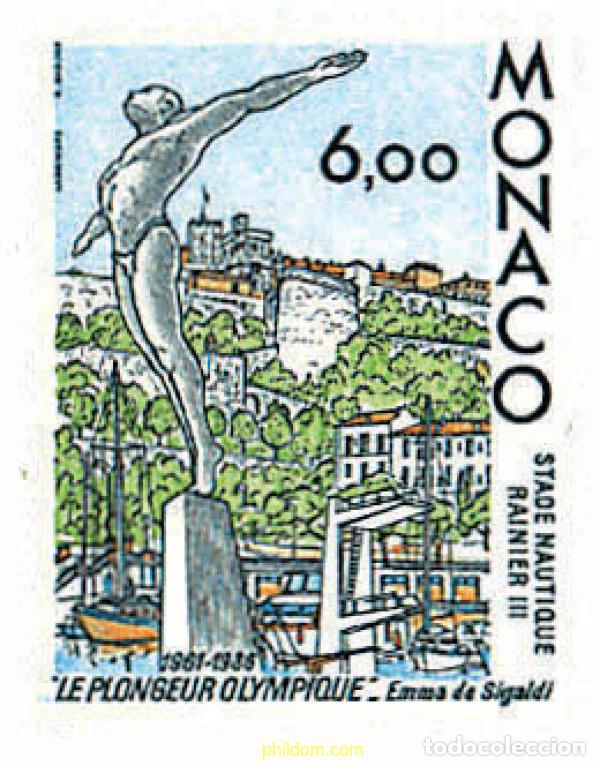 Sellos: 751600 HINGED MONACO 1986 ANIVERSARIOS - Foto 1