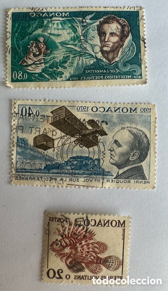 Sellos: Varios sellos de M&oacute;naco - Foto 1