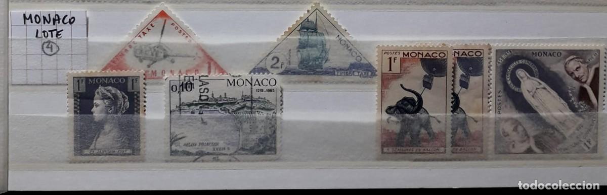 Sellos: Ficha con 7 sellos de M&oacute;naco - Foto 1