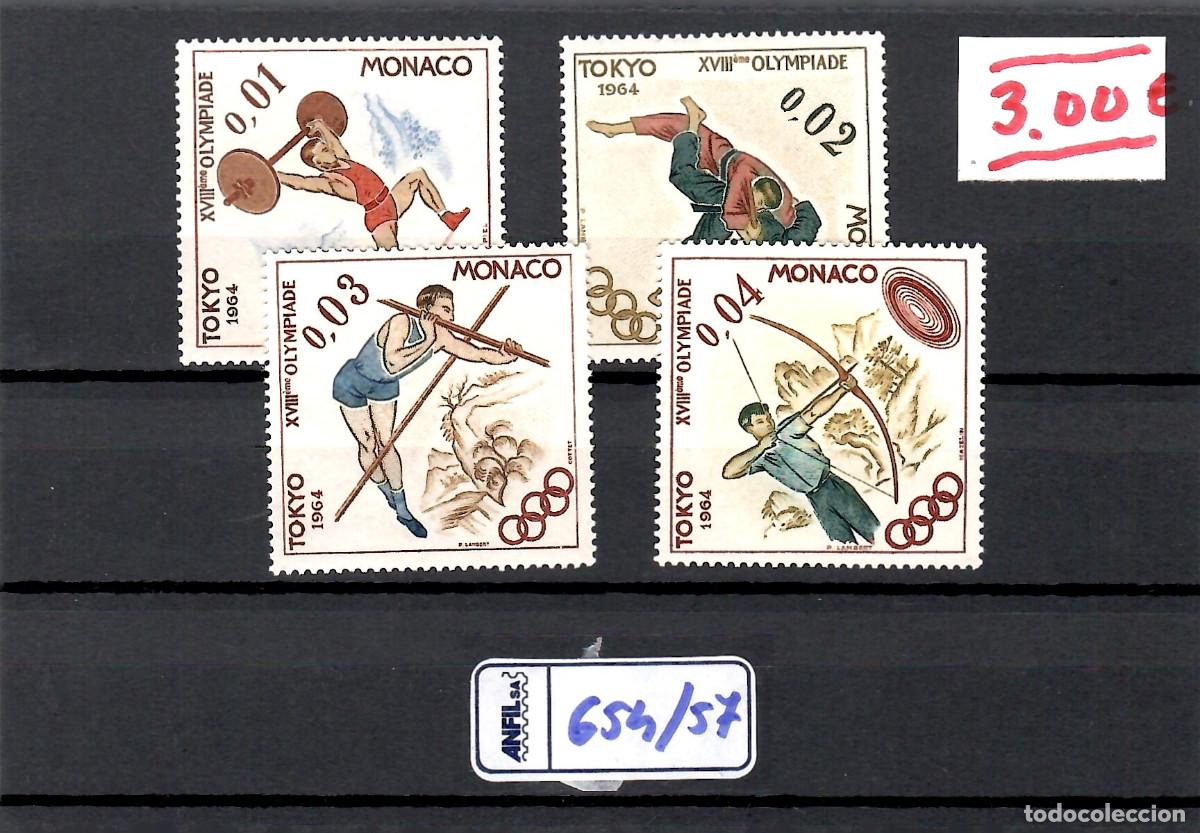Sellos: SERIE MONACO 1964 Olimpiadas - Foto 1