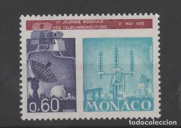 Sellos: MONACO DIA DE LAS TELECOMUNICACIONES TELECOM - Foto 1