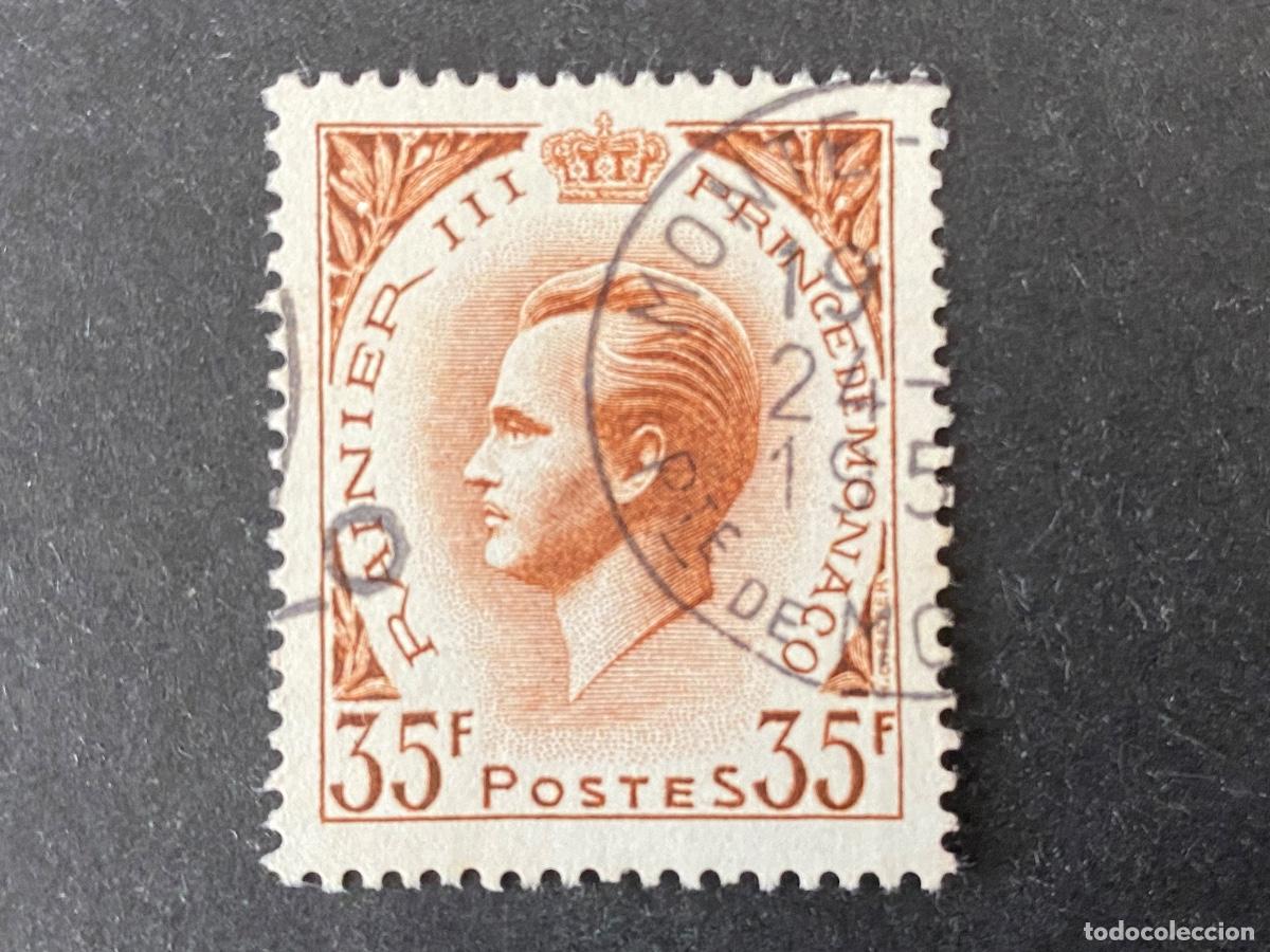 Sellos: M&oacute;naco 1957 sello antiguo - Foto 1