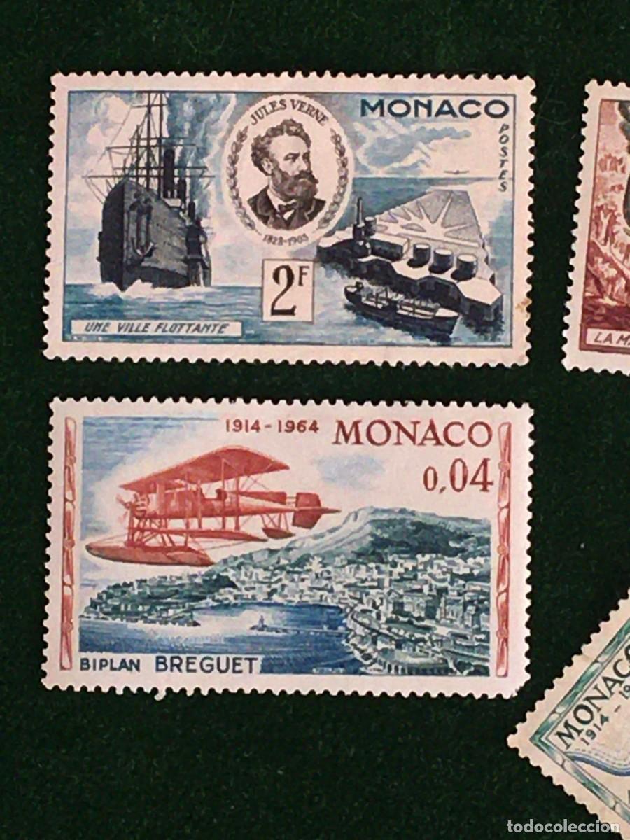 Sellos: Lote de 6 sellos de M&oacute;naco - Foto 3
