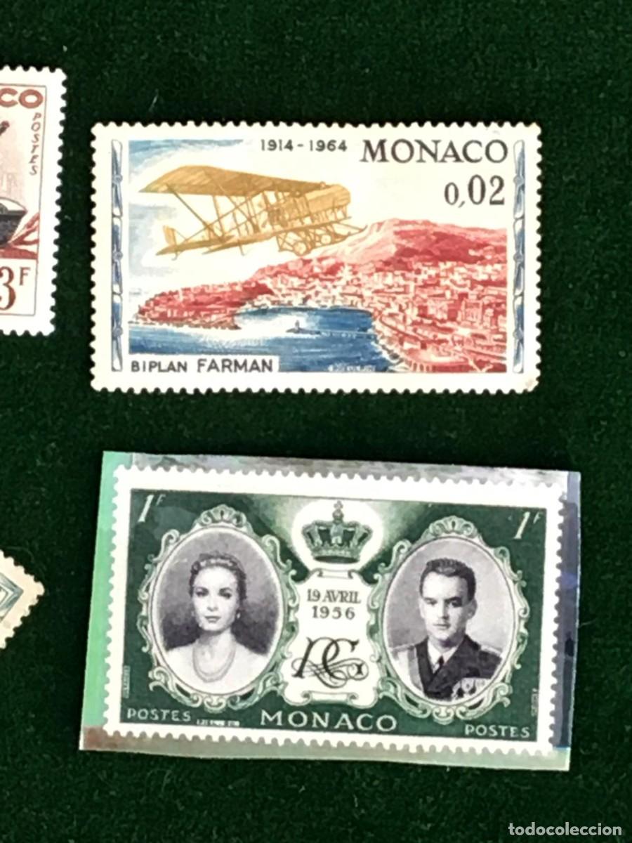 Sellos: Lote de 6 sellos de M&oacute;naco - Foto 4