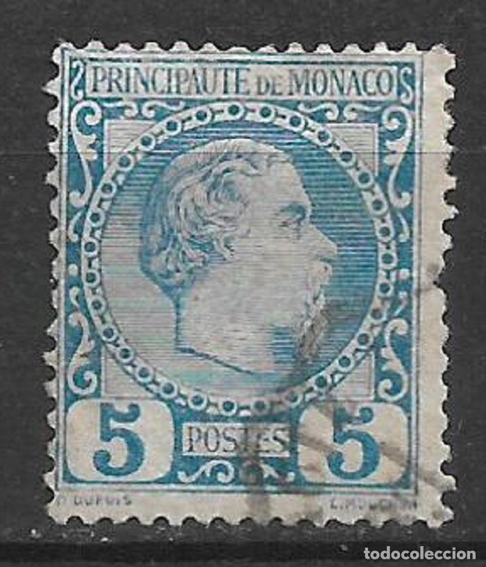 Sellos: M&oacute;naco 1885 Michel 3 usado - 18/4 - Foto 1