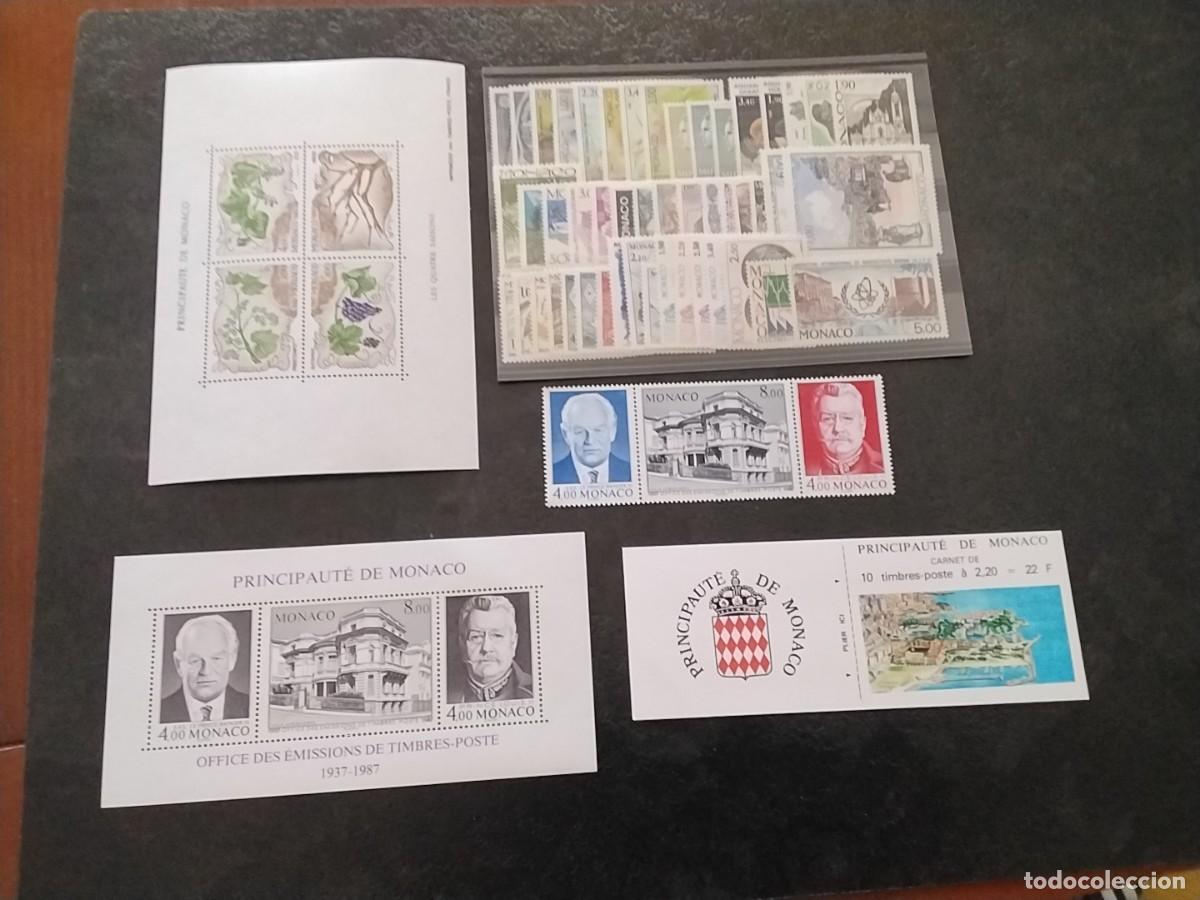 Sellos: Lote sellos M&oacute;naco nuevos - Foto 1