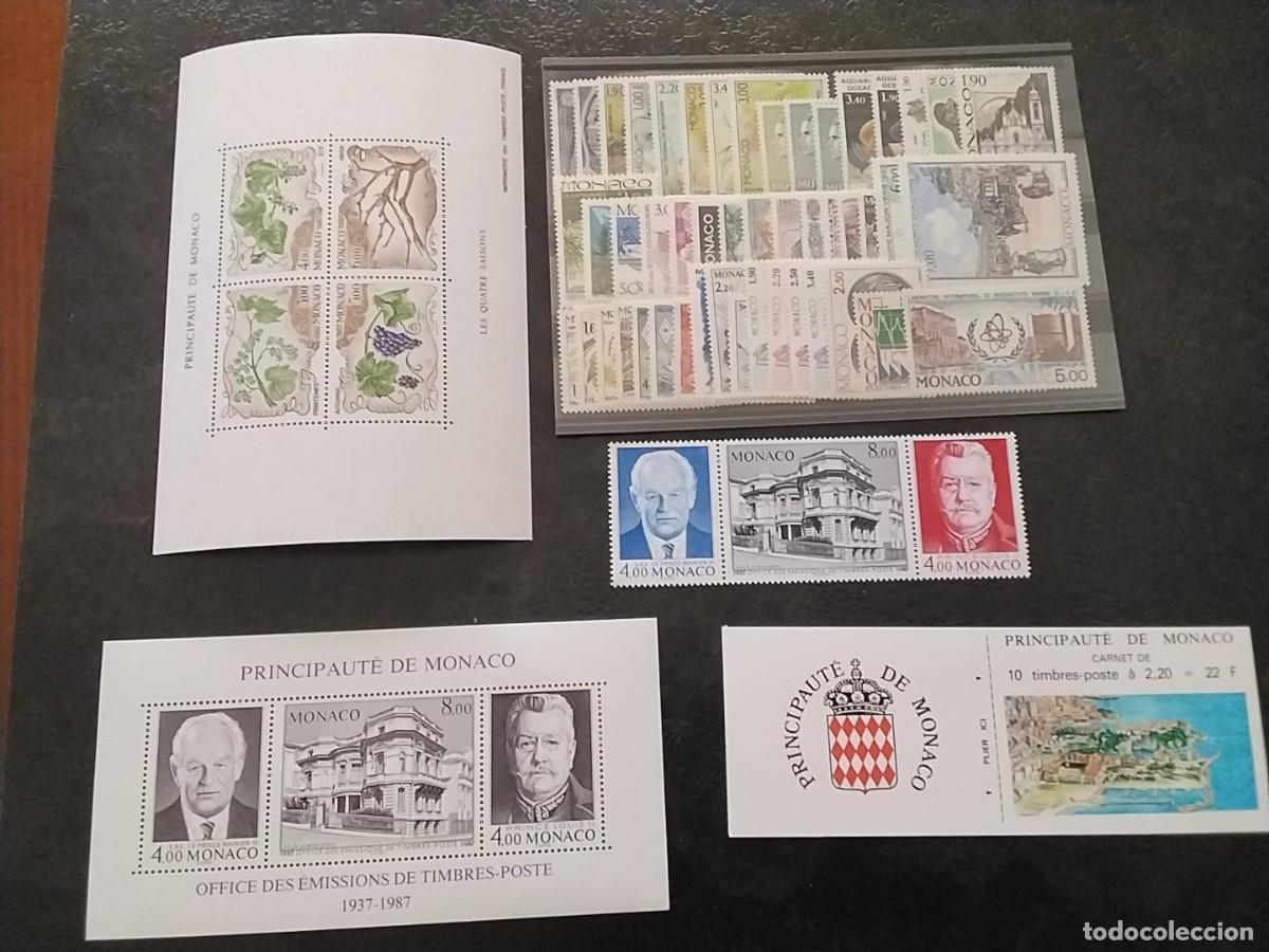 Sellos: Lote sellos M&oacute;naco nuevos - Foto 1