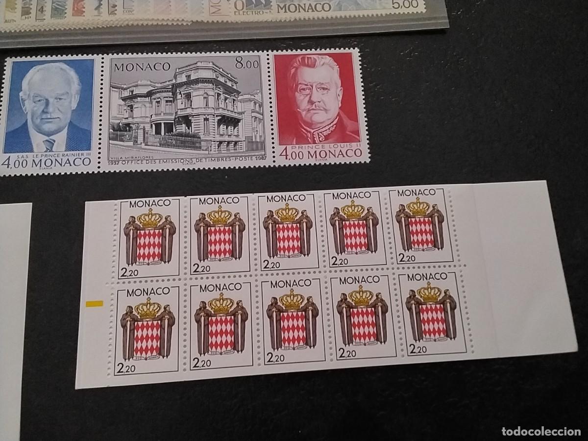 Sellos: Lote sellos M&oacute;naco nuevos - Foto 3