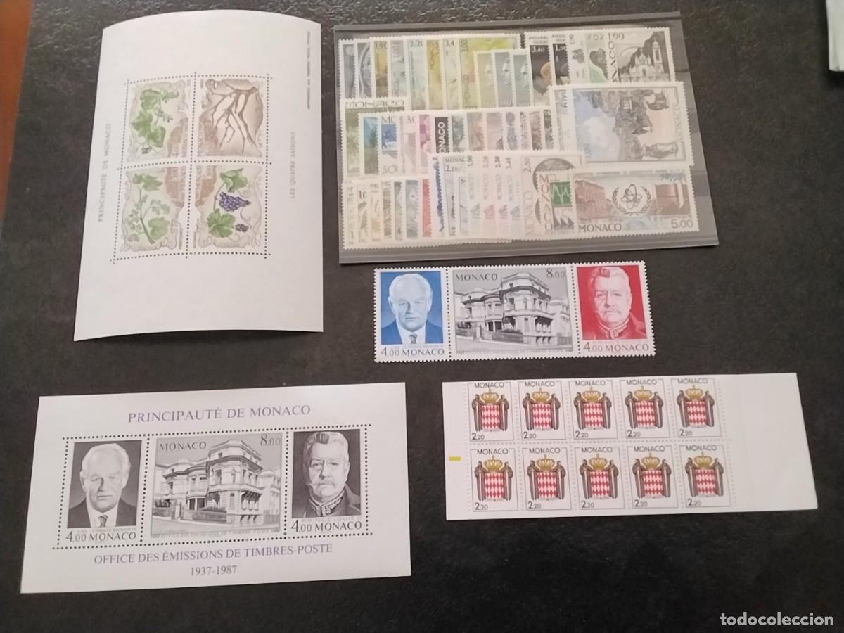 Sellos: Lote sellos M&oacute;naco nuevos - Foto 1