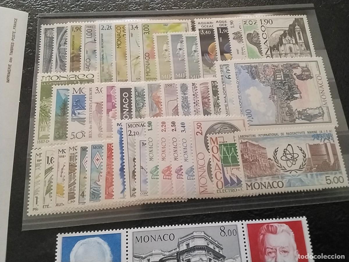 Sellos: Lote sellos M&oacute;naco nuevos - Foto 2