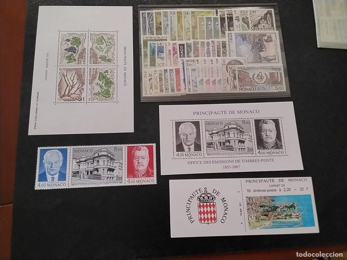 Sellos: Lote sellos M&oacute;naco nuevos - Foto 1