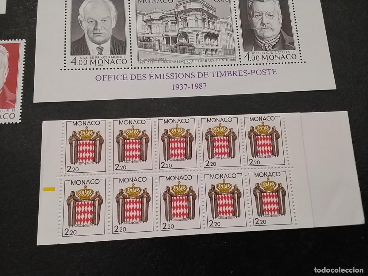 Sellos: Lote sellos M&oacute;naco nuevos - Foto 3