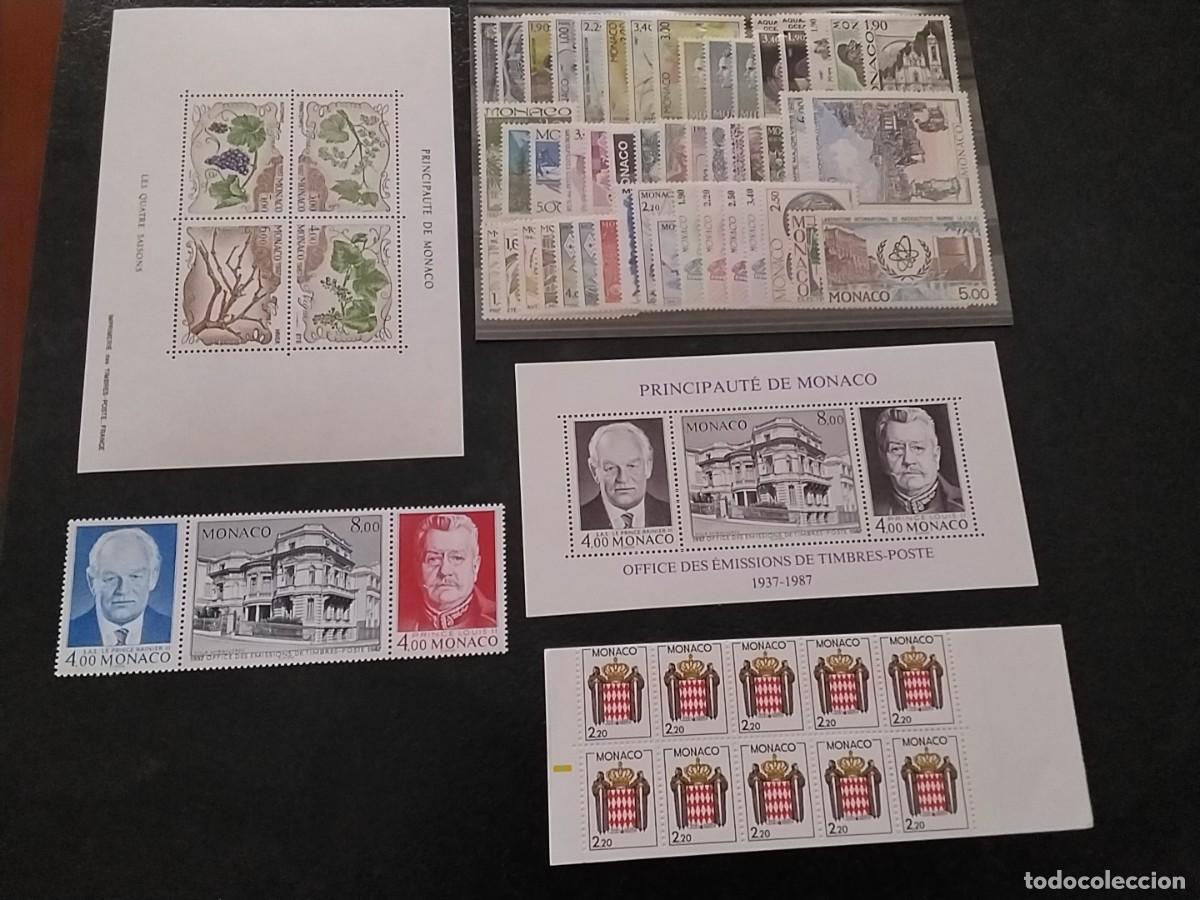 Sellos: Lote sellos M&oacute;naco nuevos - Foto 1