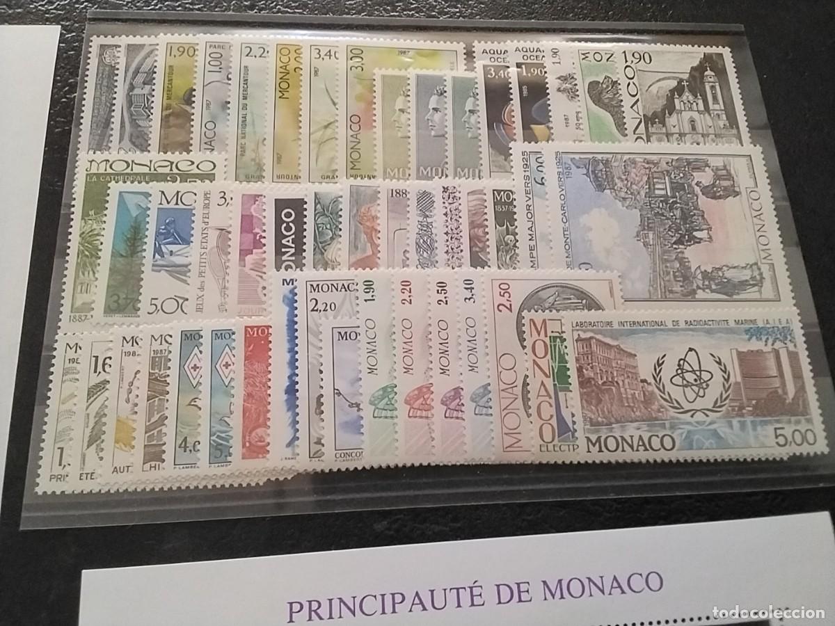 Sellos: Lote sellos M&oacute;naco nuevos - Foto 2