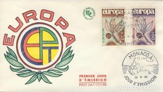 Sellos: MONACO 1965 SPD FDC EUROPA CEPT - Foto 1