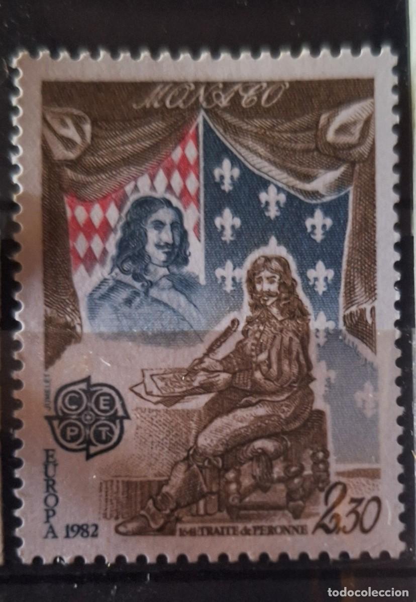Sellos: M&Oacute;NACO, 1982, CT.YT. 1323. - Foto 1