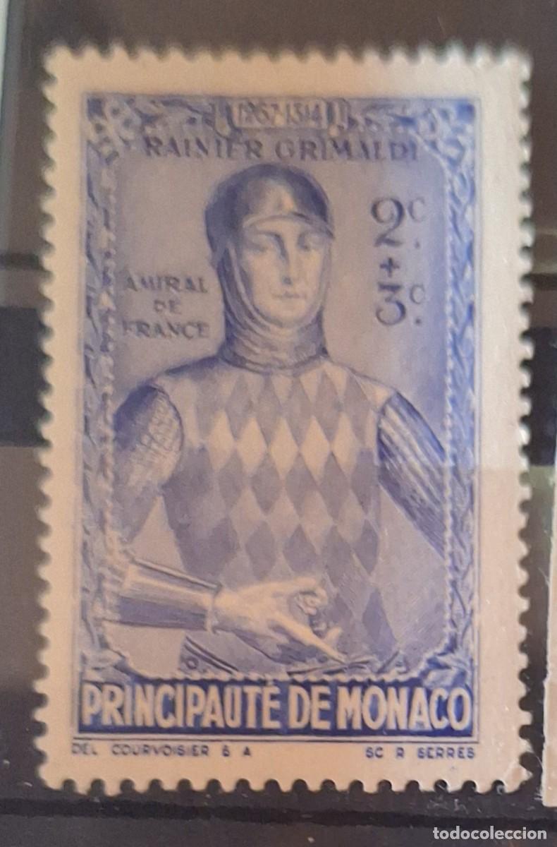 Sellos: M&Oacute;NACO, 1942, CAT.YT. 234. - Foto 1