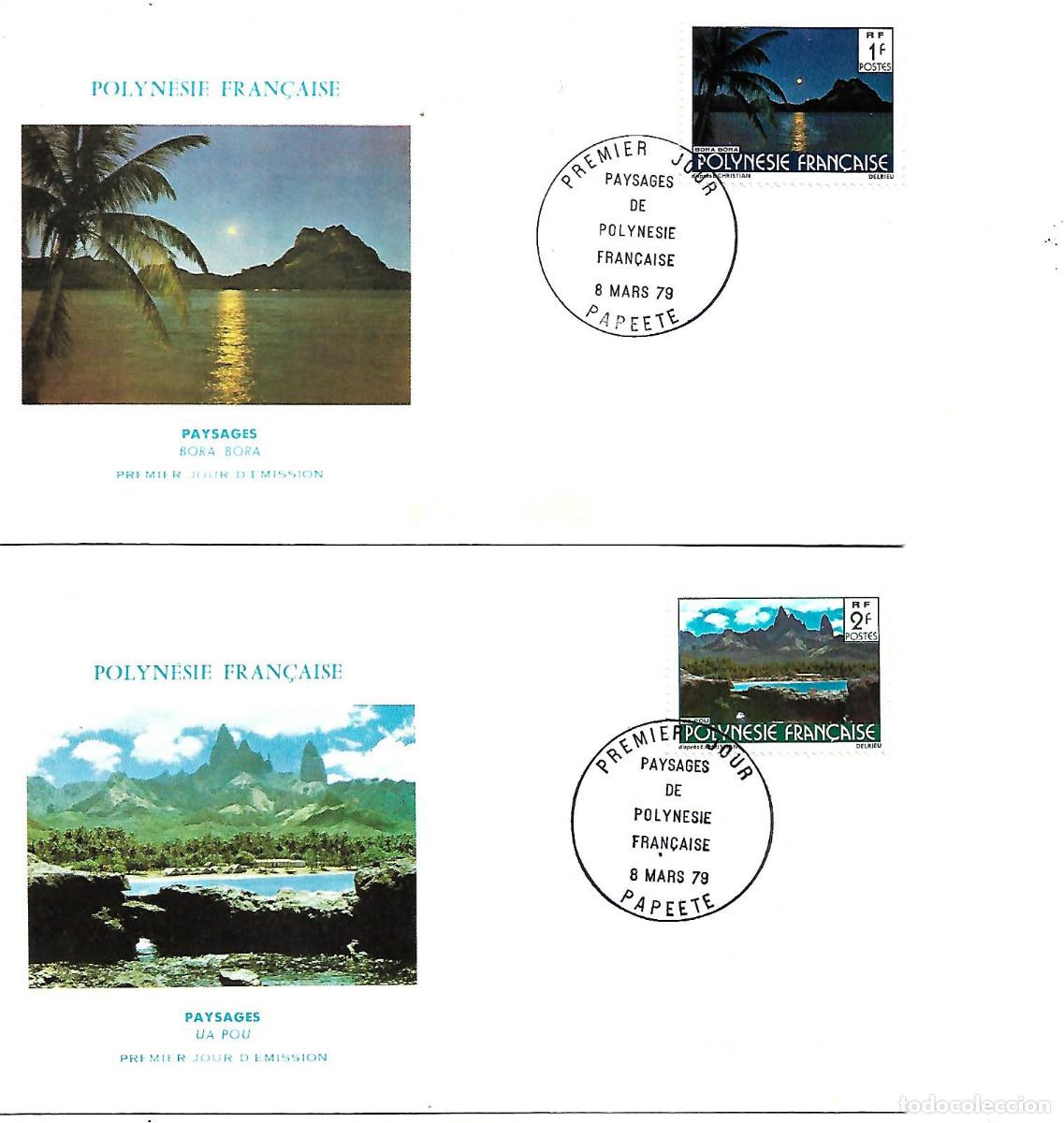 Sellos: POLYNESIA FRANCESA SELLOS DE 1979 EN SOBRE PRIMER DIA - Foto 1