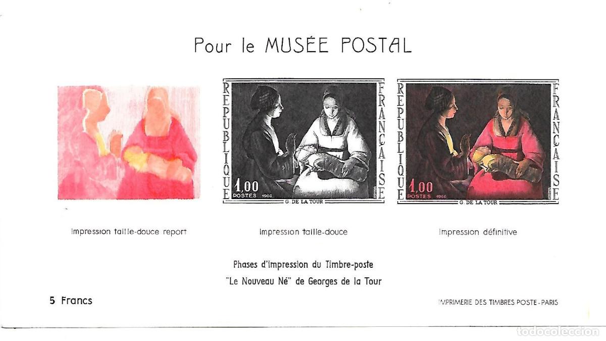 Sellos: FRANCIA TARJETA POSTAL 1966 NUEVA - Foto 1