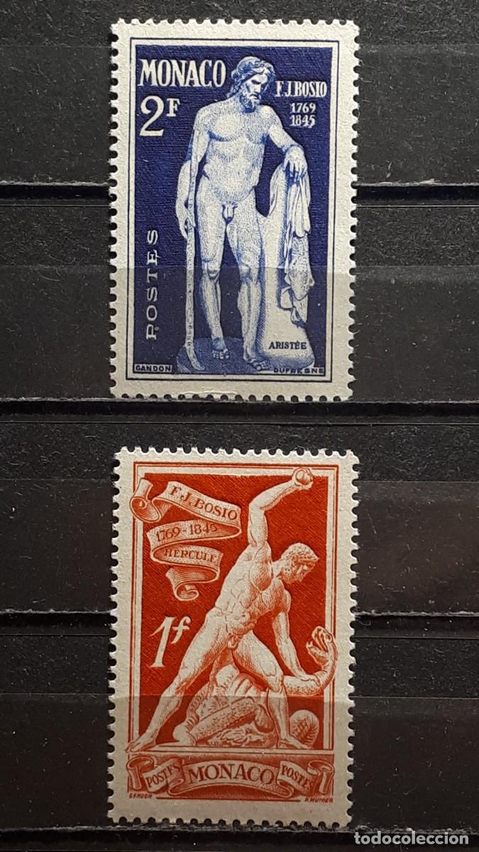 Sellos: M&Oacute;NACO. A&Ntilde;O 1948. **. YVERT 315/6 - Foto 1