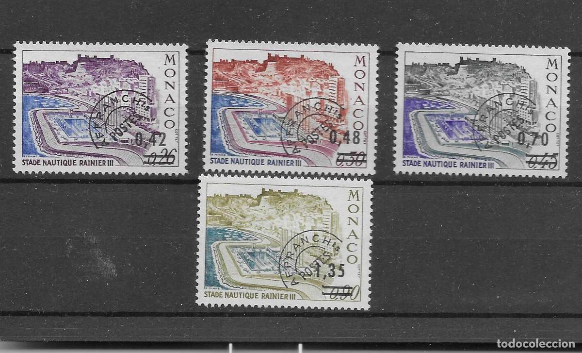 Sellos: Serie completa preobliterada de M&oacute;naco de 1975 - Foto 1