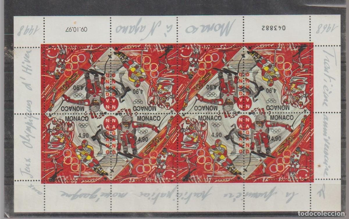 Sellos: Monaco 1997 - Yvert 2142/2143 bloc mnh** - Foto 1