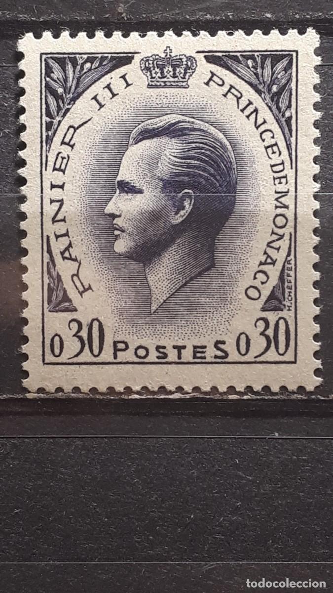 Sellos: M&Oacute;NACO. A&Ntilde;O 1960 *. YVERT 545 - Foto 1