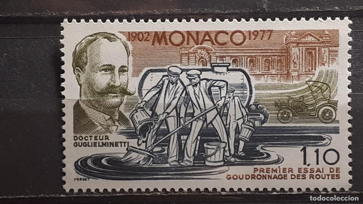 Sellos: M&Oacute;NACO. A&Ntilde;O 1977. **. YVERT 1119 - Foto 1
