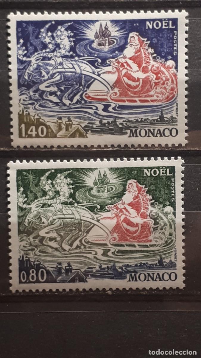 Sellos: M&Oacute;NACO. A&Ntilde;O 1977. **. YVERT 1113/4 - Foto 1