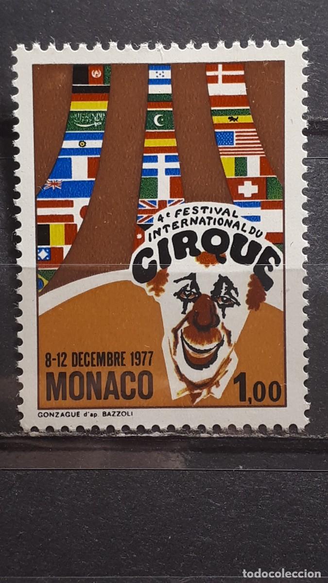 Sellos: M&Oacute;NACO. A&Ntilde;O 1977. **. YVERT 1120 - Foto 1
