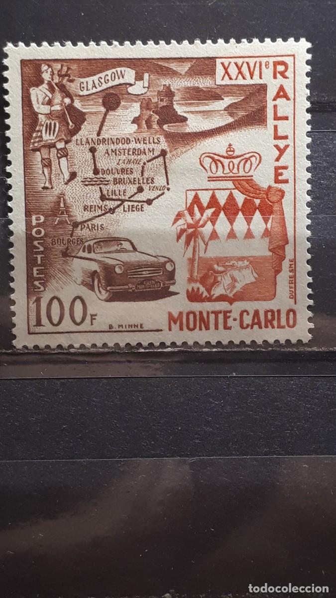 Sellos: M&Oacute;NACO. A&Ntilde;O 1956. *. YVERT 441 - Foto 1