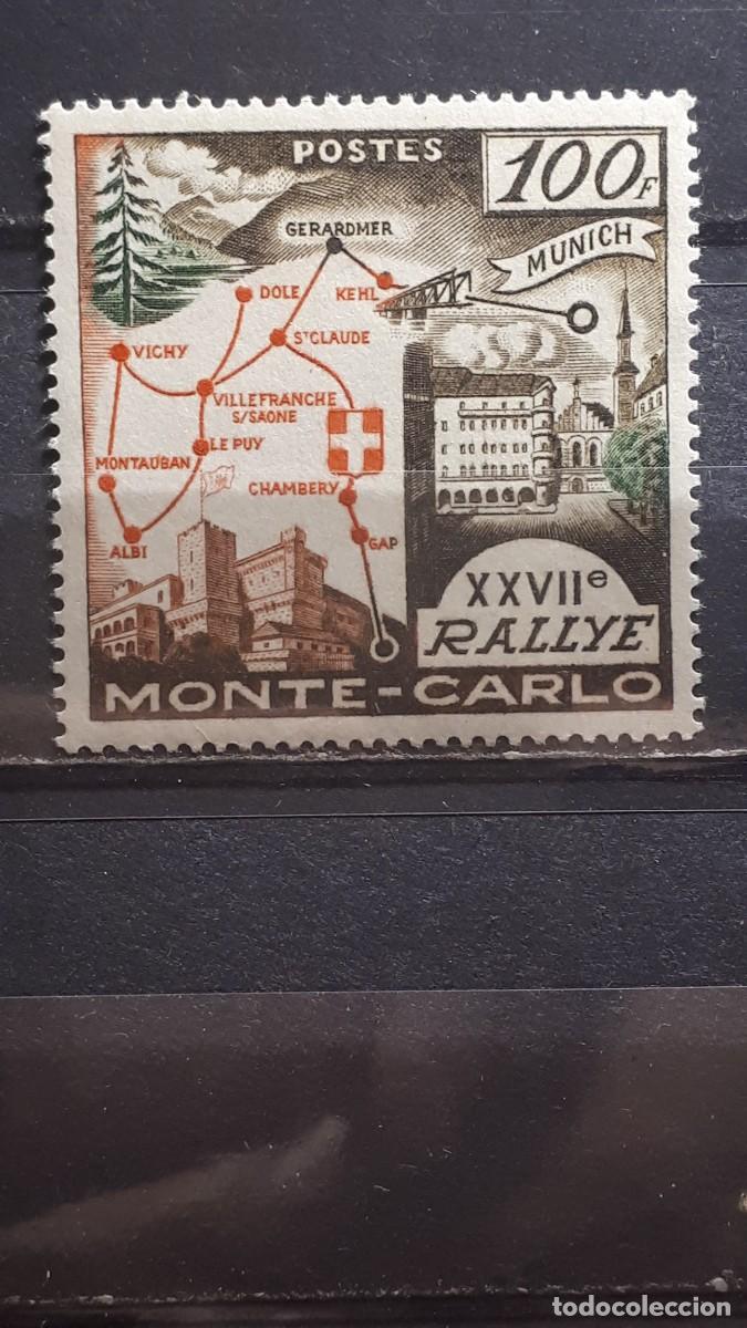 Sellos: M&Oacute;NACO. A&Ntilde;O 1958. **. YVERT 491 - Foto 1