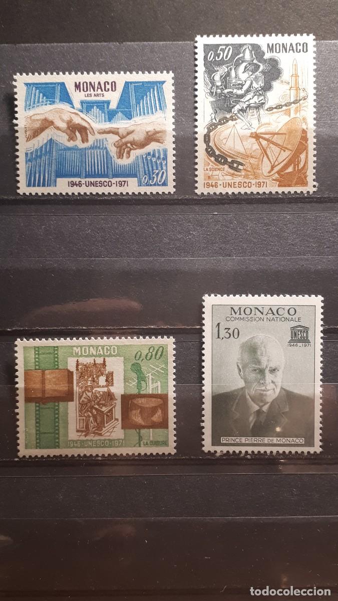Sellos: M&Oacute;NACO. A&Ntilde;O 1971. **. YVERT 855/8 - Foto 1
