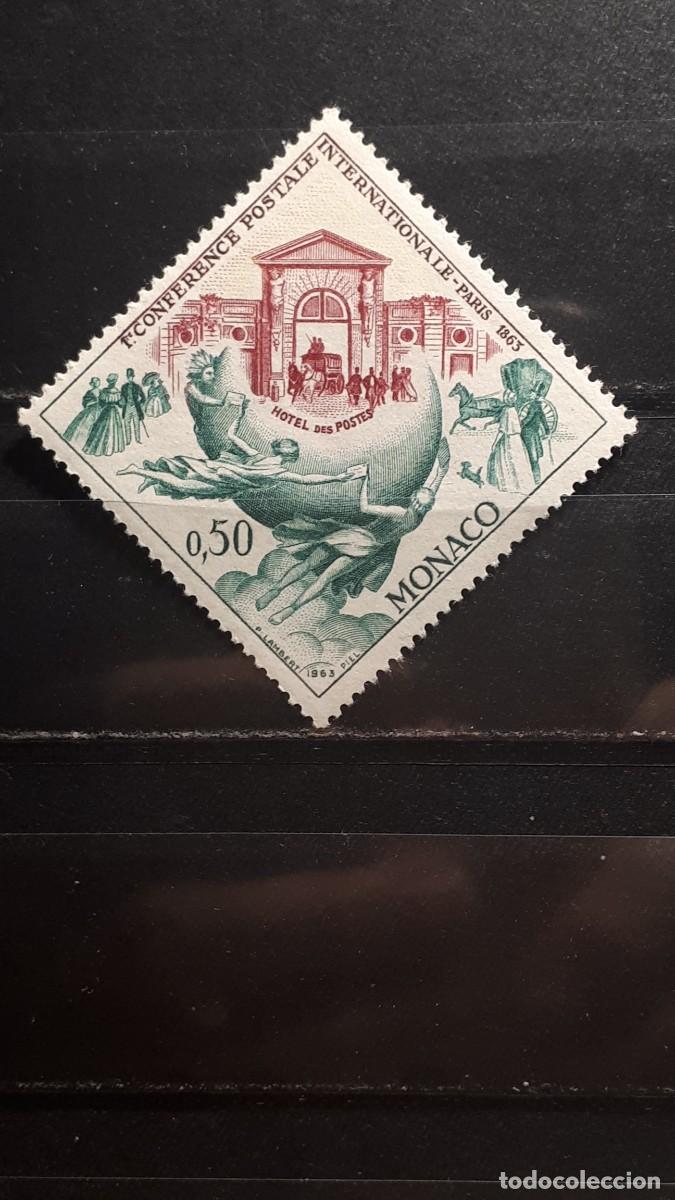 Sellos: M&Oacute;NACO. A&ntilde;o 1963. **. Yvert 615 - Foto 1