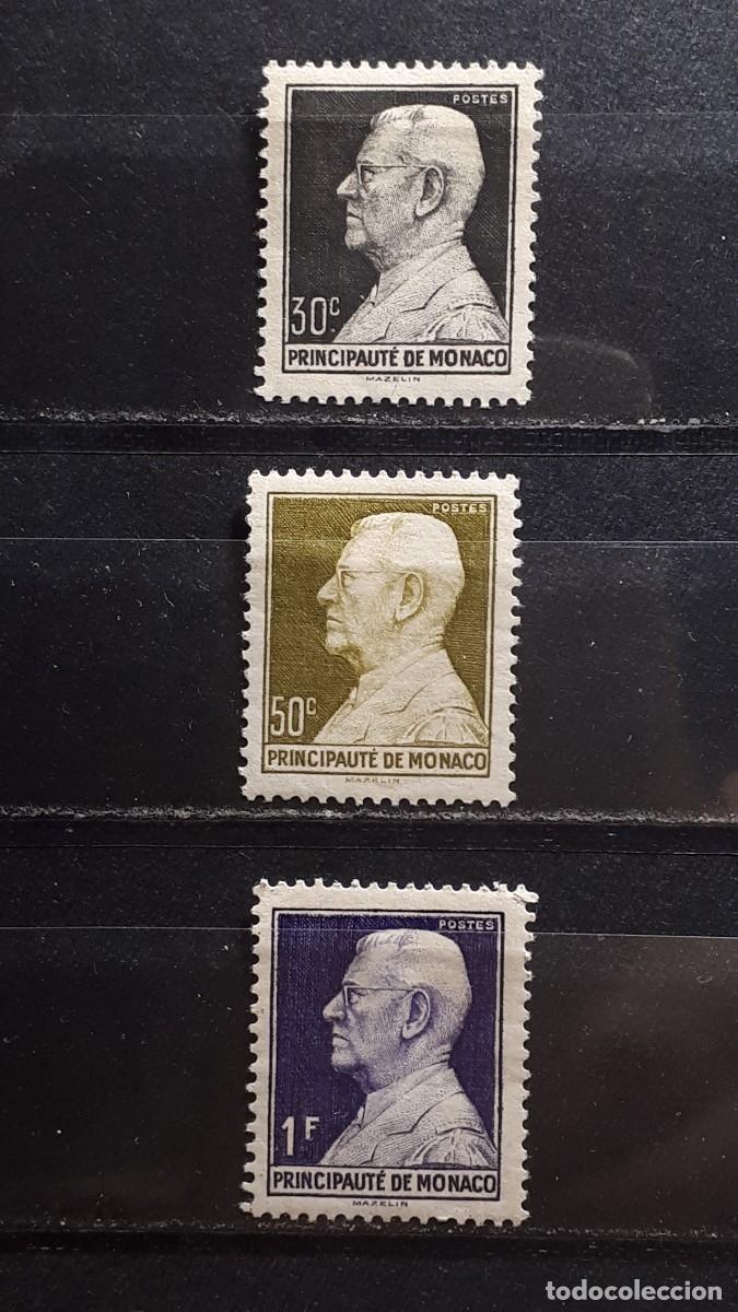 Sellos: M&Oacute;NACO. A&Ntilde;O 1948-9. *. YVERT 302/B - Foto 1