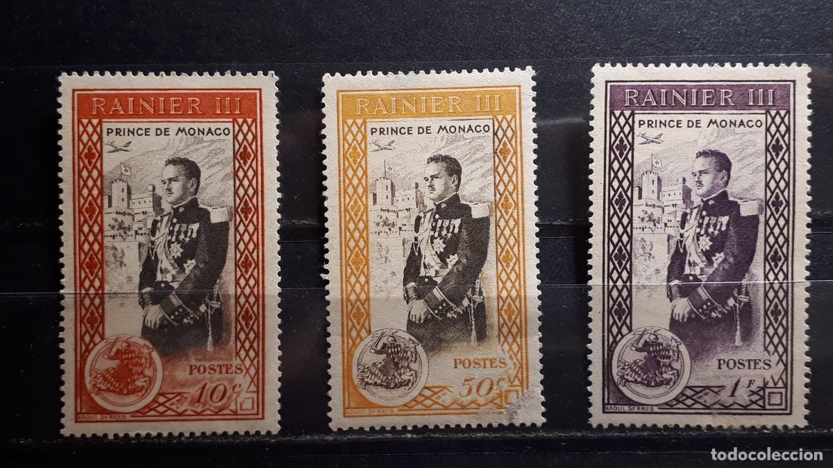 Sellos: M&Oacute;NACO. A&Ntilde;O 1960. *. YVERT 338/40 - Foto 1