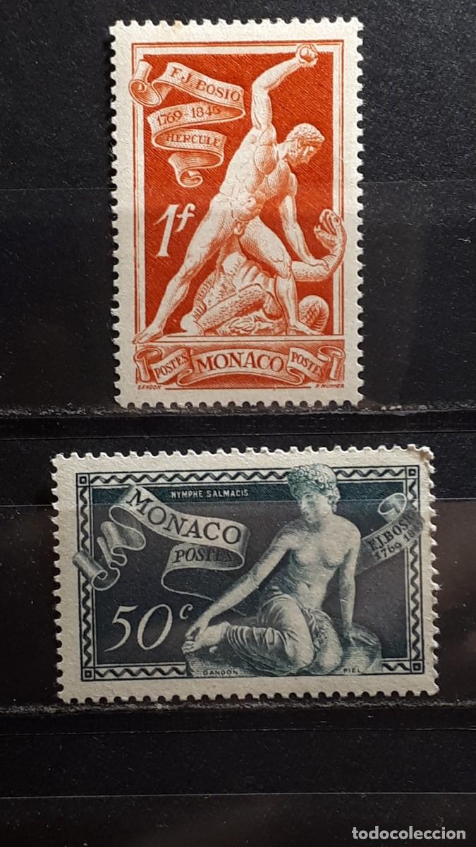 Sellos: M&Oacute;NACO. A&Ntilde;O 1948. *. YVERT 314_5 - Foto 1
