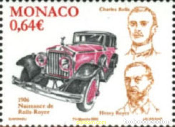 Sellos: 189896 MNH MONACO 2006 CENTENARIO DE ROLLS ROYCE - Foto 1
