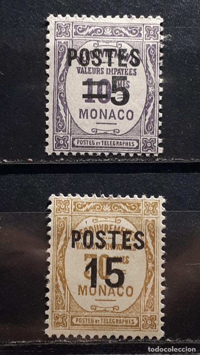 Sellos: M&Oacute;NACO. A&Ntilde;O 1937. *. YVERT 140, 142 - Foto 1