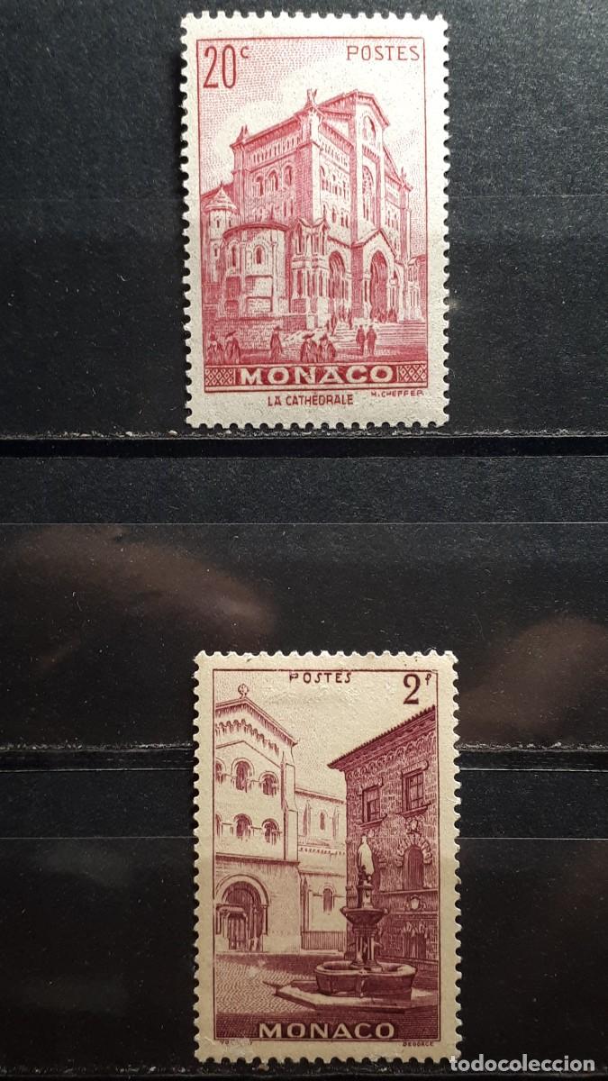 Sellos: M&Oacute;NACO. A&Ntilde;O 1938. *. YVERT 169, 178 - Foto 1