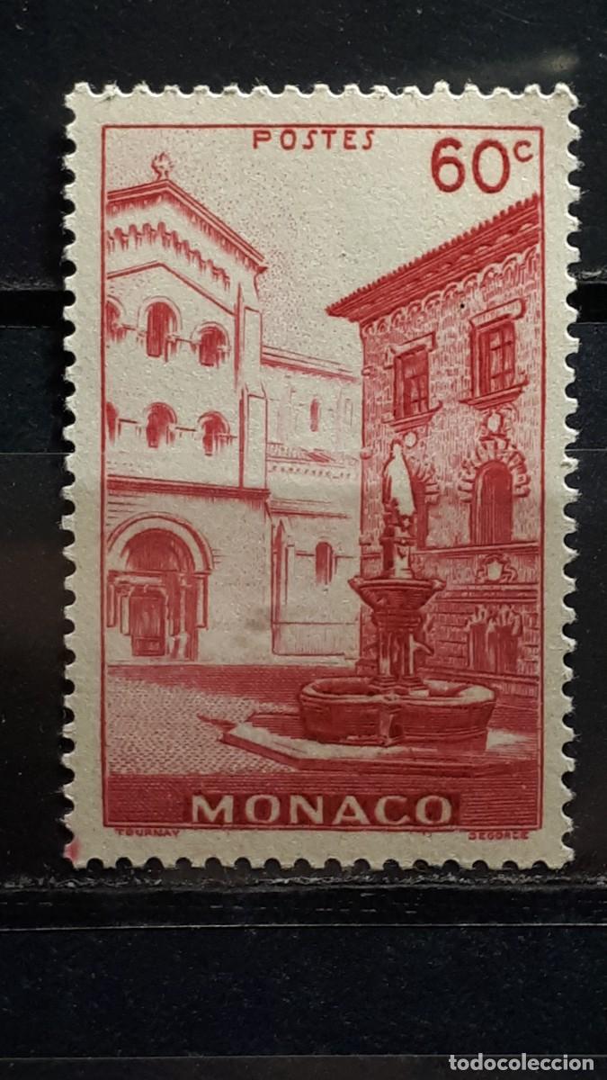 Sellos: M&Oacute;NACO. A&Ntilde;O 1948. **. YVERT 308 - Foto 1